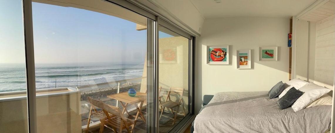 1Ere Ligne, Dernier Etage, Vue A 180° Sur L'Ocean, Lacanau, Plage Centrale Zewnętrze zdjęcie